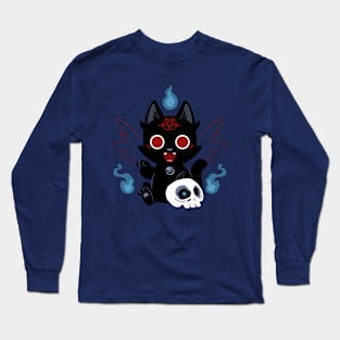 Black Cat Karma Long Sleeve T-Shirt